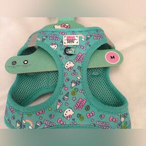 Sassy Meow Hello Kitty Green Step-In Harness (M)